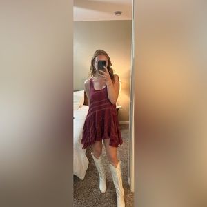 Free People Intimately Pink Slip Dress